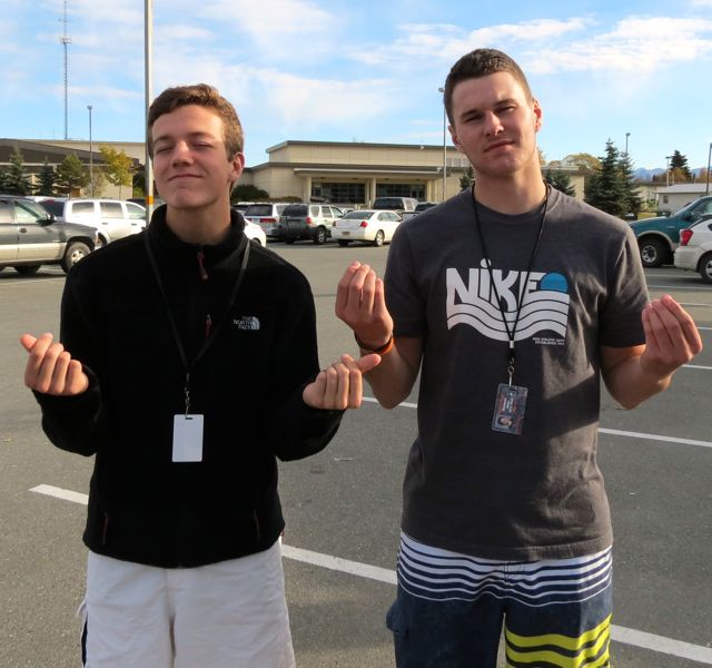 Sam Wedin and Sean Duffy are the starting quarterbacks for West 2014 football season. 