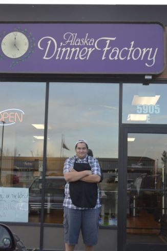 Cody Muzzana at the Alaska Dinner Factory