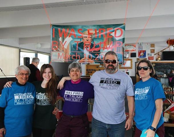 The former U.S Attorney and her family stand proud, sporting t-shirts celebrating Loeffler's recent termination.
(Picture credits: Karen Loeffler's Facebook page)