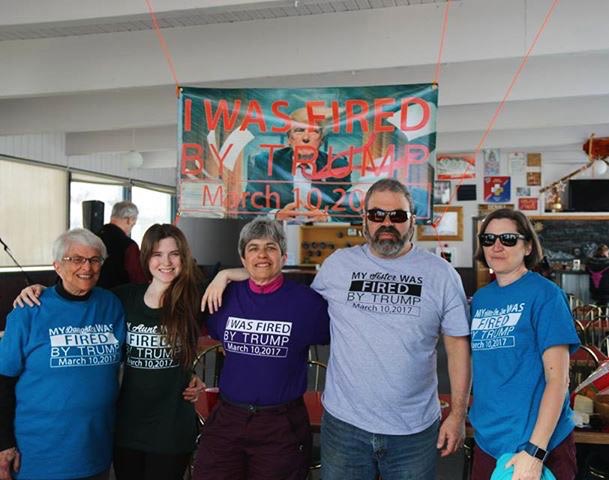 The former U.S Attorney and her family stand proud, sporting t-shirts celebrating Loefflers recent termination.
(Picture credits: Karen Loefflers Facebook page)