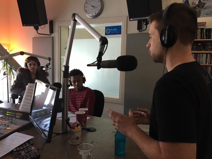 Youth Reporters, Kendall Stormo and Mike Stallworth interview Anchorage-based gaming app developer Jazon Burnell for their radio show, “In Other News” on Feb. 25, 2017.