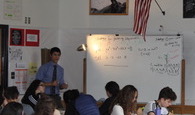 Mr. Chiang instructs his Physics students. 
