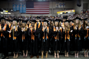 The West High class of 2018 in their graduation regalia. Courtesy: Anchorage School District